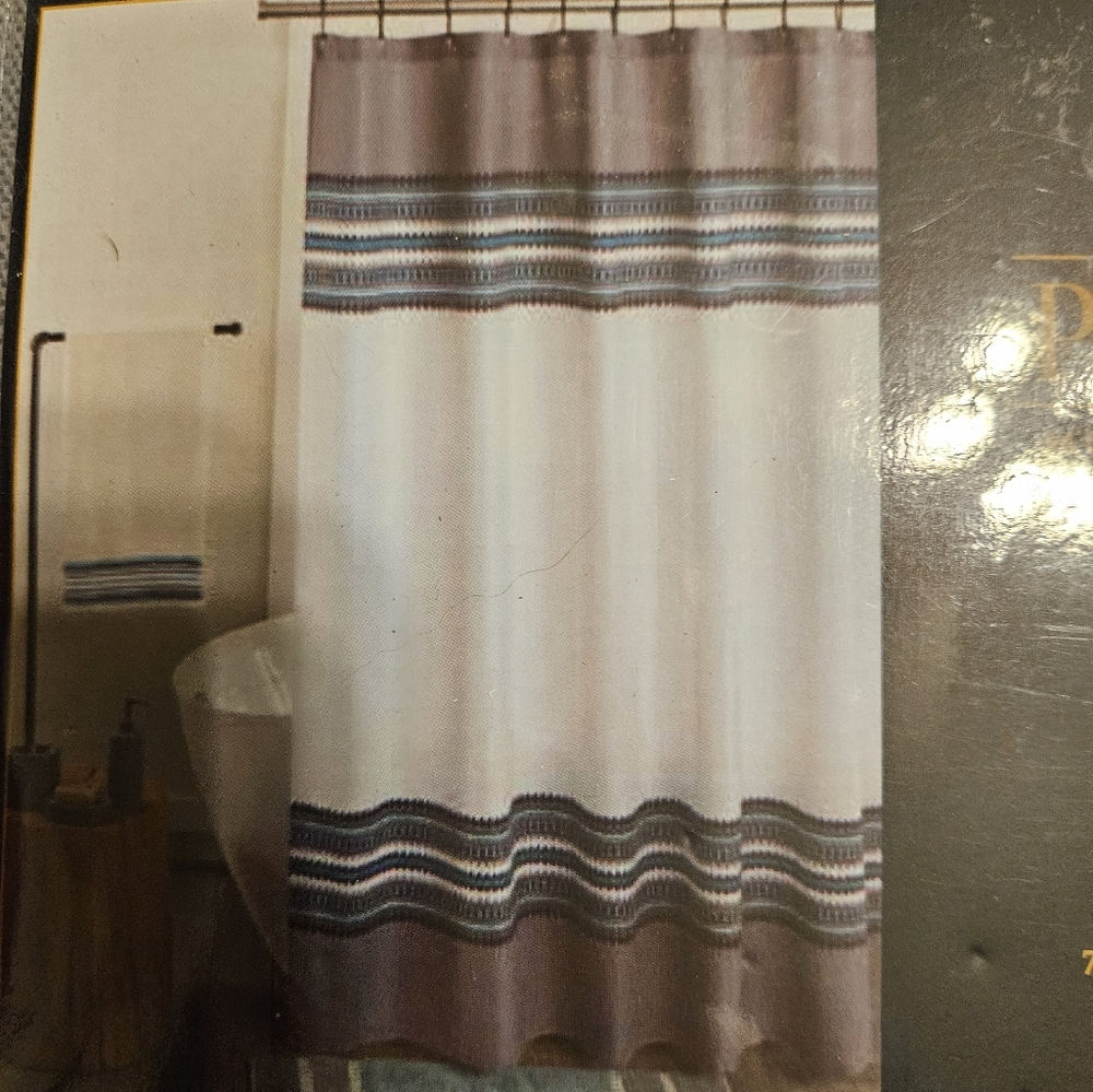 NWT Pendleton American West Shower Curtain, 100% cotton